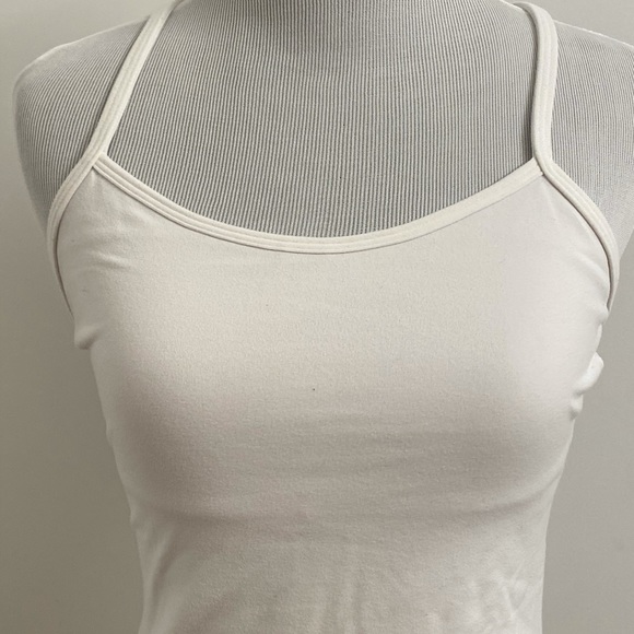 2 White and black Power Y Lion Activewear Tops - Picture 3 of 9